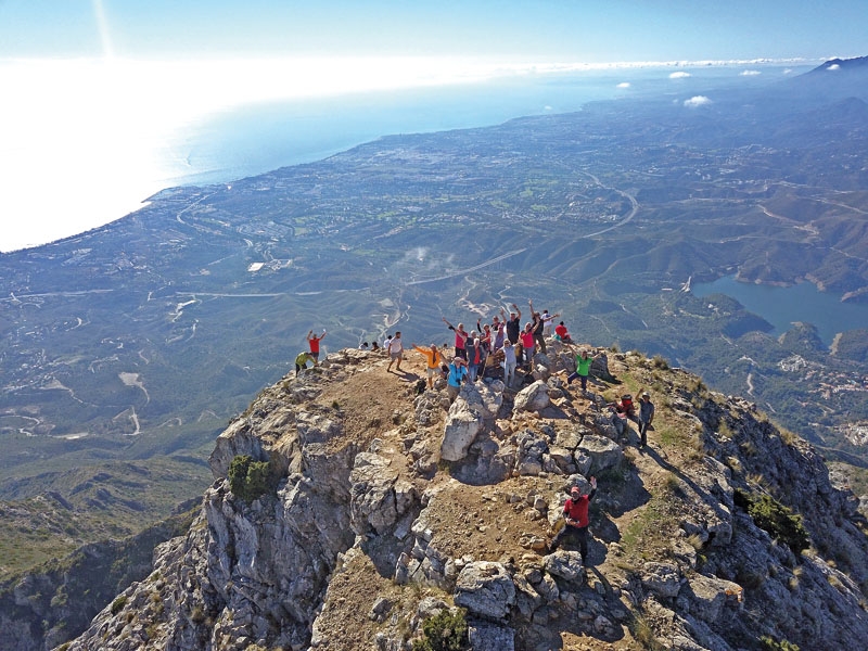 Utsikten från La Concha är magnifik. Det fick ett 20-tal skandinaver erfara 18 november, i regi av Sydkusten och äventyrsföretaget Descubre Guías del Sur.