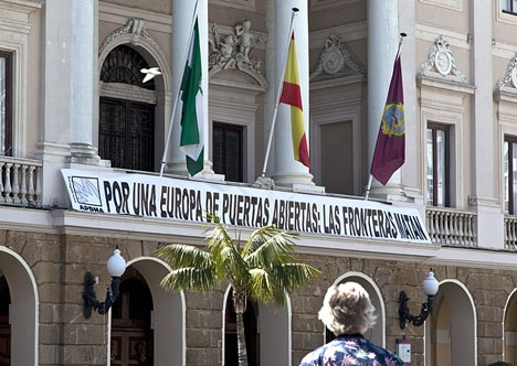 I Cádiz hotas både kommunledningen och provinsstyrelsen av intervention, på grund av sina släpande skulder. Foto: Odd Goksøyr