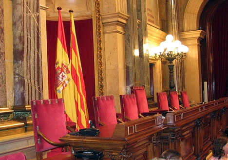 Situationen är spänd inför debatten i det katalanska regionalparlamentet 30 januari. Foto: Darz Mol/Wikimedia Commons
