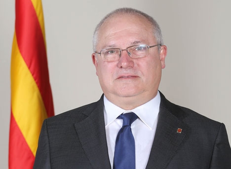 Lluís Puig är en av de flyende före detta kabinettsmedlemmar som nu gör avkall på sin plats i regionalparlamentet. Fotos oficials del Govern/Wikimedia Commons