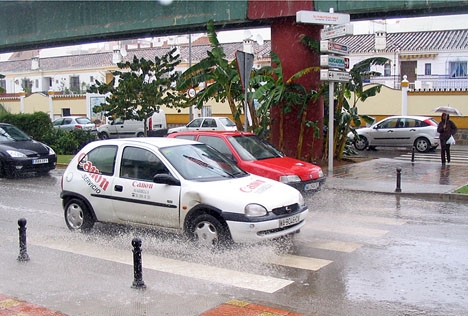 Regnet på Costa del Sol har varit både utdraget och omfattande.