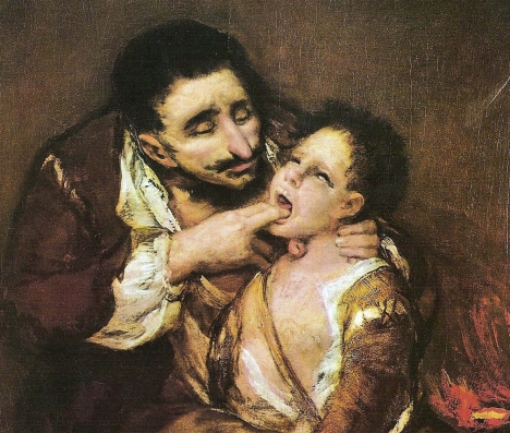 El Lazarillo de Tormes, skildrad av målaren Francisco de Goya.