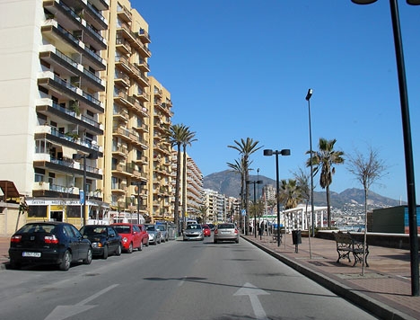 Händelsen inträffade på strandpromenaden i Fuengirola 31 maj.