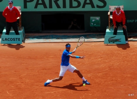Nadal visade ingen nåd med utmanaren Thiem, i sin elfte final i Roland Garros. Foto: Carine06/Wikimedia Commons ARKIV