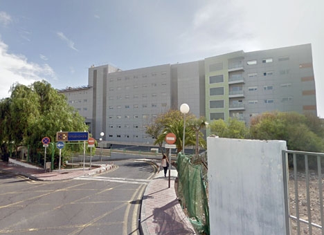 Sjukhuset Nuestra Señora de la Candelaria, på Tenerife. Foto: Google Maps