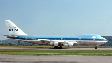 Ett av flygplanen som förolyckades vid Los Rodeos-flygplatsen 1977. Foto: clipperarctic/Wikimedia Commons