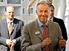 Olle Westerling, chef för Swedbanks nya representationskontor, ser nöjd ut.