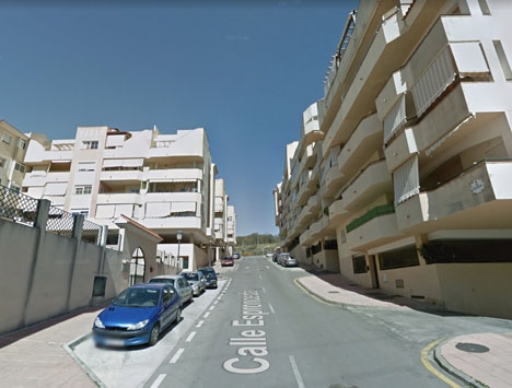 Calle Espronceda ligger i norra Estepona, nära motorvägen. Foto: Google Maps
