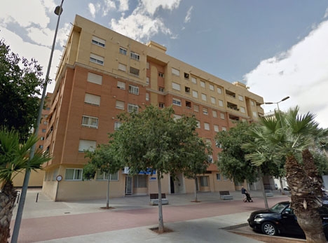 Fastigheten i Castellón där dramat inträffade. Foto: Google Maps