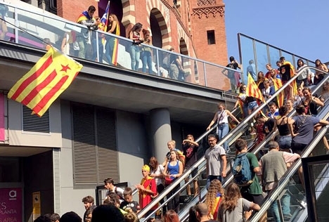 Bilden av en enad front bland de katalanska separatisterna överensstämmer ej med verkligheten. Foto: Petra S.G