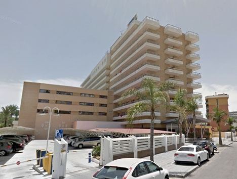 Hotel Don Pablo, i Torremolinos. Foto: Google Maps