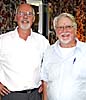 Lars Winberg och  Rolf Emfeldt från Club Nórdico försåg gästerna med cava.