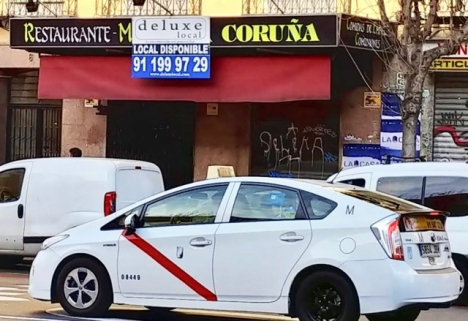 Nu är det taxisektorn i Madrid som är på krigsstigen. Foto: Luis Miguel Del Tío