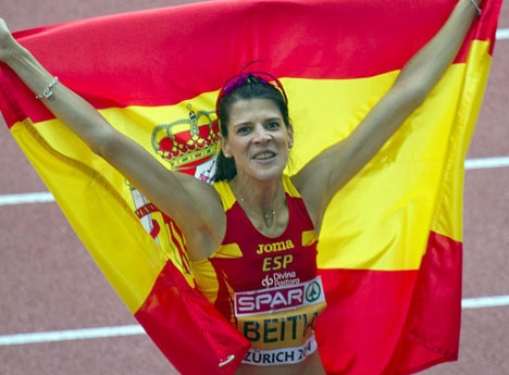 Ruth Beitia varade endast två veckor som PP:s toppkandidat i Asturien. Foto: filip bossuyt/Wikimedia Commons