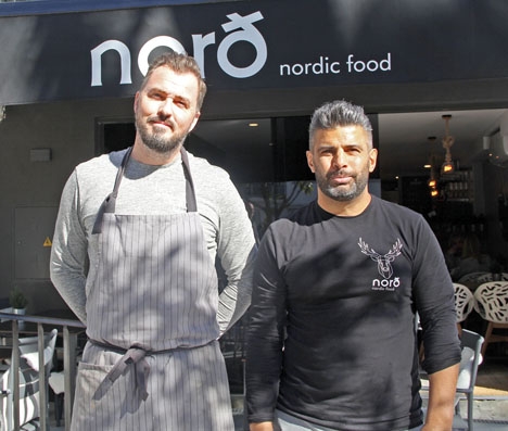 Michael Leu och Aqil Mohammad öppnade i januari Nordt, som serverar nordiska specialiteter mitt i San Pedro Alcántara.