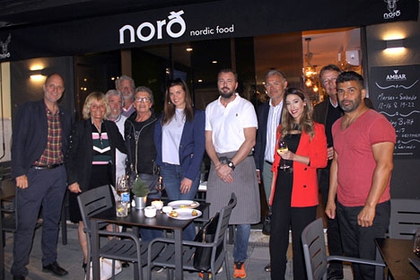 Deltagarna i Svensk-Spanska Handelskammarens After Work 5 mars på restaurang Nordt, i San Pedro Alcántara.