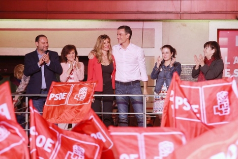 Pedro Sánchez gav PSOE den första segern i ett riksval sedan 2008.