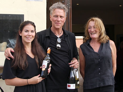 Mats Larsson med sin personal p&aring; El Secreto de Baco, i Cancelada.