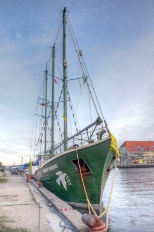 Segelfartyget Rainbow Warrior. Foto: Klearchos Kapoutsis