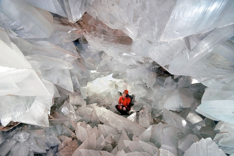 Kristallgrottan i Almería är den näst största i världen och den största som öppnas för allmänheten. Foto: Ayto de Pulpí