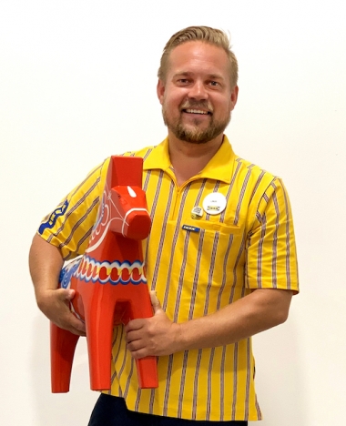 Nya IKEA-chefen i Málaga Linus Frejd har just flyttat till Costa del Sol med familjen från Helsingborg.