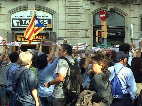 Just krisen i Katalonien är det som givit Vox vingar, först i det andalusiska regionalvalet och senare på riksnivå. Foto: Petra S.G.