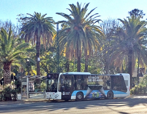 Den första förarlösa lokalbussen i Málaga väntas sättas i trafik till våren.