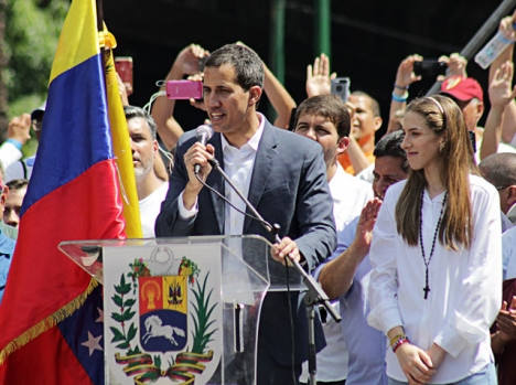 De konservativa partierna rullade i helgen i Madrid ut röda mattan för Venezuelas Juan Guaidó. ARKIVBILD Foto: Wikimedia Commons