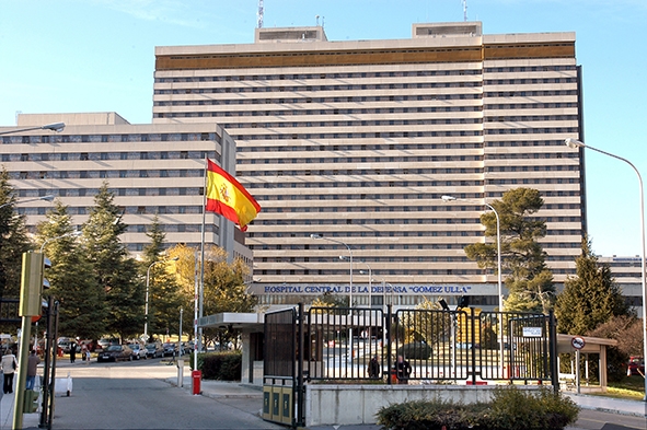 De evakuerade från Wuhan kommer att hållas två veckor i karantän i militärsjukhuset Gómez Ulla, i Madrid. Foto: Aortizgon/Wikimedia Commons