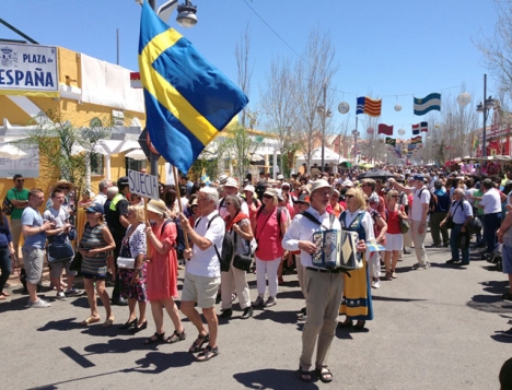 Med undantag av 2015 har Sverige inte haft en caseta på Feria de los Pueblos de senaste elva åren.