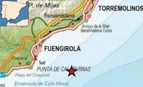 Markrörelsen hade sitt centrum utanför Faro de Calaburras (Mijas).
