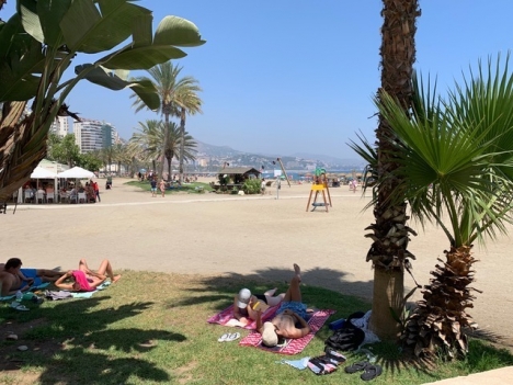 Så kallade terralvindar bidrar till att tjuvstarta sommartemperaturerna på Costa del Sol.