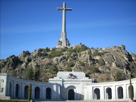 Francos gravplats tills förra året, Valle de los Caídos, norr om Madrid.