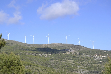 Produktionen av vindkraft i Spanien ökade i juli med 21 procent.