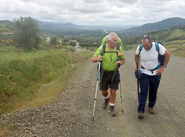Pilgrimer på väg till Santiago de Compostela. ARKIVBILD
