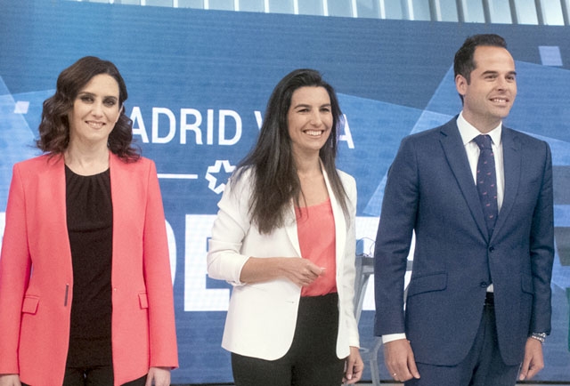 Madridregionen styrs av Partido Popular och Ciudadanos, med stöd av Vox.