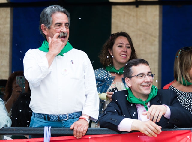 Regionalpresidenten i Kantabrien Miguel Ángel Revilla. ARKIVBILD