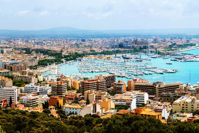 Hotellbeläggningen i Palma stad ligger endast runt 15 procent.