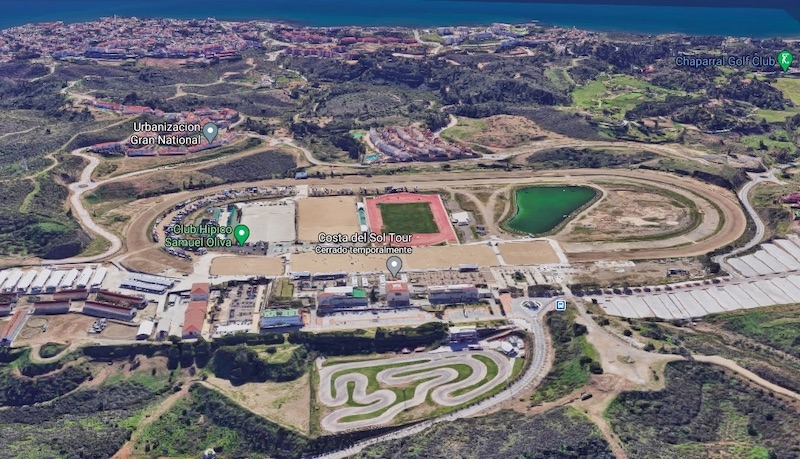 Första steget är taget för att kommunen ska kunna förverkliga det planerade projektet på hippodromen i Mijas Costa. Foto: Google Maps