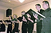 Underhållningen bestod av musik och diktläsning från de fem nordiska länderna.