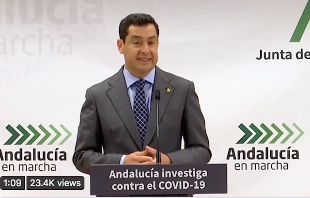 Det andalusiska regionalstyret justerar sina egna normer och förlänger övriga restriktioner. Foto: Junta de Andalucía