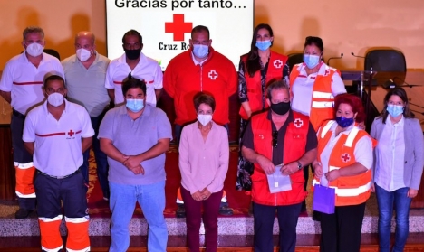 Röda Korset tackades av kommunen i Mogán så sent som i november för det arbete organisationen utfört med flyktingmottagningen sedan 2005. Foto: Ayuntamiento de Mogán