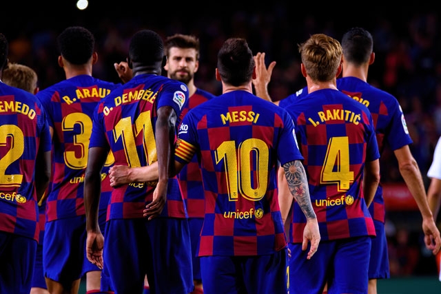 Barçaspelarna ska ha samlats i Messis hem fler än vad som är tillåtet under rådande pandemi.