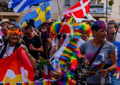 Pridefestivalen i Torremolinos hålls i år utan parad. Bilden är från 2018. 