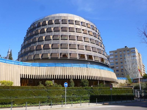 Konstitutionsdomstolen i Madrid.