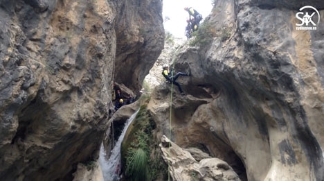 Speciellt vid Río Verde har canyoning blivit omåttligt populärt.