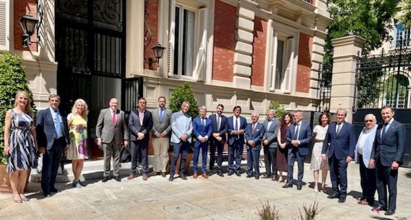 Svensk-Spanska Handelskammarens nya klubb för företagsledare, hade sitt första möte 13 juli i Madrid. Foto: Svensk-Spanska Handelskammaren