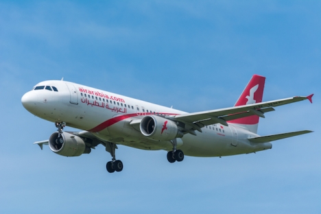 Ett flygplan från Air Arabia på väg från Casablanca till Istanbul styrdes om till Palma de Mallorca, efter att en passagerare ombord spelat ett diabetesanfall. ARKIVBILD