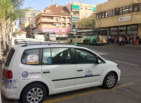 Busstationen i Fuengirola.