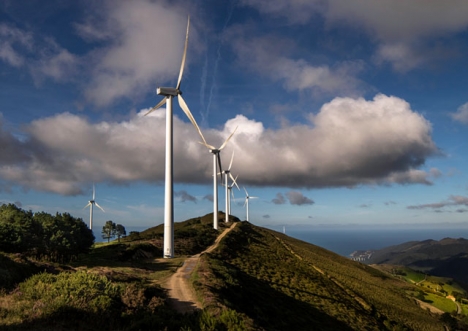 Vindkraften täcker i dagsläget endast åtta procent av det totala energibehovet i Spanien.